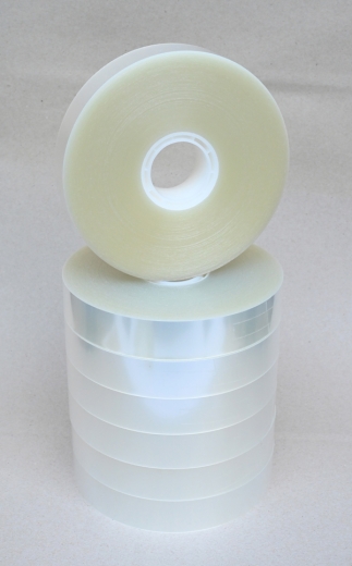 Banderolierfolie SUNPACK OPP-Folie transparent 120µ, 29mm x 150 Meter, 28 Rollen
