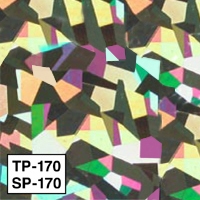 Hologrammfolie Nr. 170 TRANSPARENT, 25mm Kern