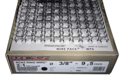 RingWire 3:1 14,3mm = 9/16" SCHWARZ 34 Ringe